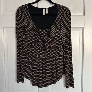 Anthropologie Meadow Rue Top Size Medium Blouse